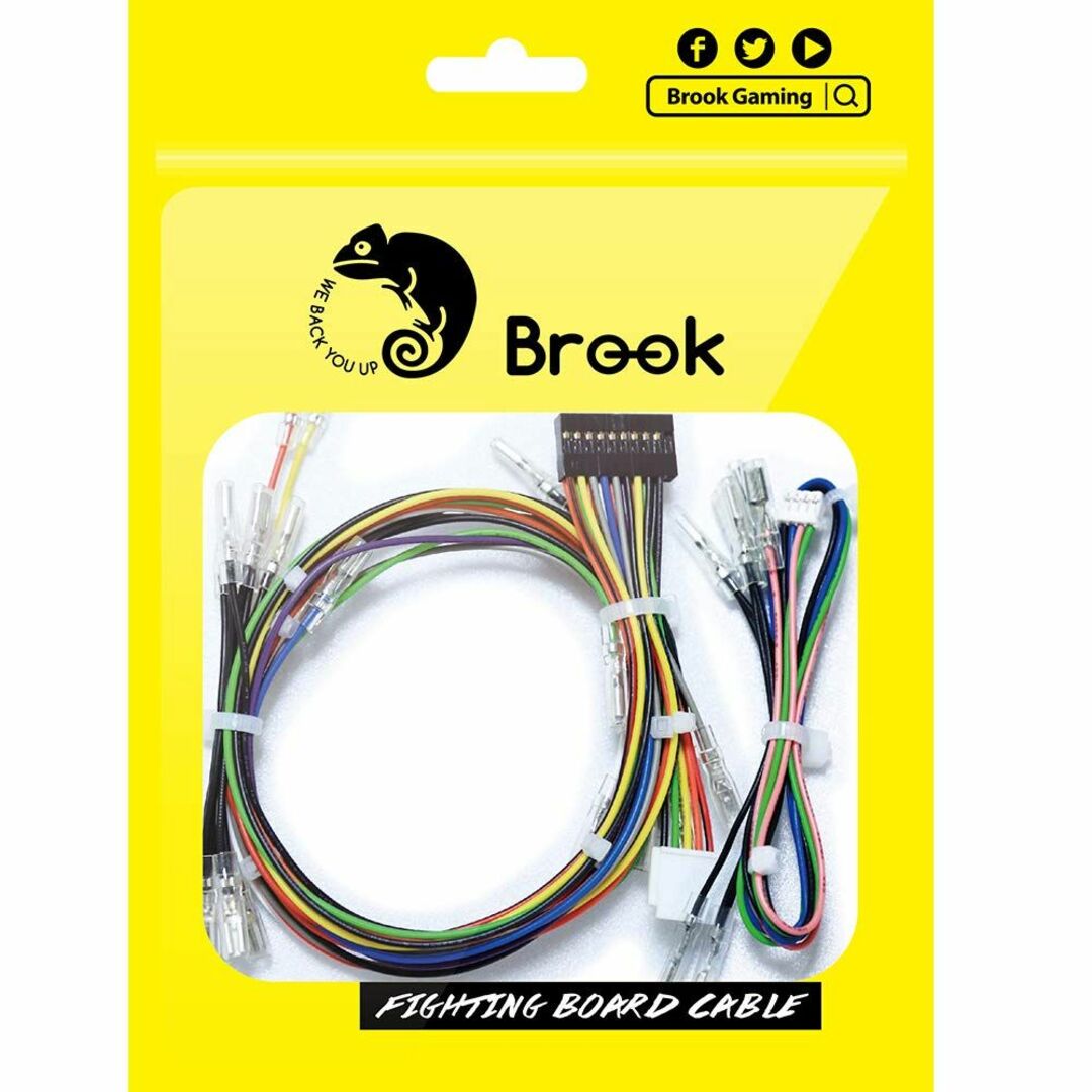 BROOK ジョイスティック用ハーネス ケーブル 4pinL3/R3ボタン用のハ