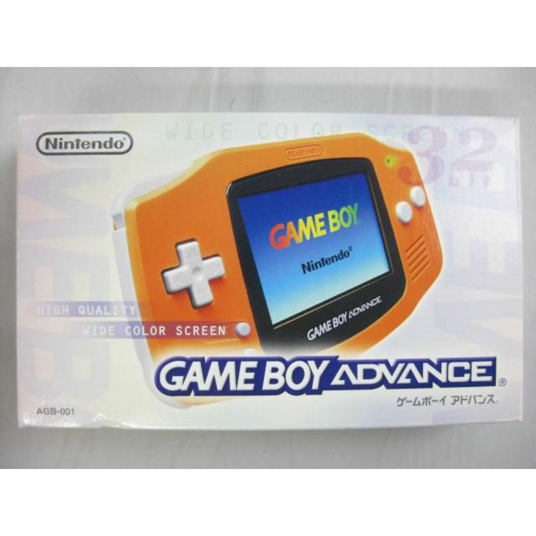 良品 ゲーム ゲームボーイアドバンス 本体 AGB-001 オレンジ 動確済み GBA ケーブル付きご注意