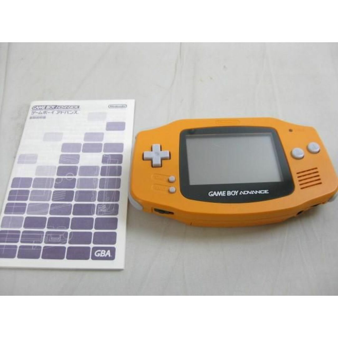  良品 ゲーム ゲームボーイアドバンス 本体 AGB-001 オレンジ 動確済み GBA ケーブル付き エンタメ/ホビーのゲームソフト/ゲーム機本体(携帯用ゲーム機本体)の商品写真