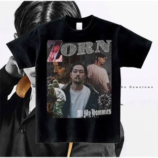 90s 人気 黒 ★ ビートルズ プリント 半袖 Tシャツ ( メンズ XL 程