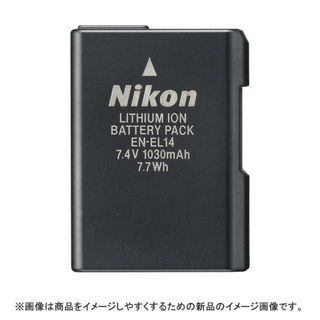 オリンパス(OLYMPUS)のNikon ニコン 【中古】 Li-ion リチャージャブルバッテリー EN-EL14 | 中古ニコンバッテリー カメラ用 アクセサリー 充電池 中古電池(デジタル一眼)