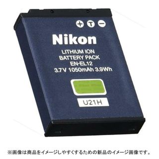 オリンパス(OLYMPUS)のNikon ニコン 【中古】 Li-ion リチャージャブルバッテリー EN-EL12 | 中古ニコンバッテリー カメラ用 アクセサリー 充電池 中古電池(デジタル一眼)