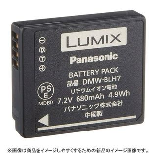 オリンパス(OLYMPUS)のPanasonic パナソニック 【中古】 バッテリーパック ルミックス DMW-BLH7 | 中古パナソニックバッテリー カメラ用 アクセサリー 充電池 中古電池(デジタル一眼)