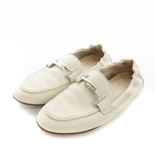 Mi26018 TOD's トッズ サイズ6 ドライビングシューズ ワインレッド