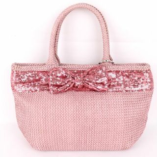 極美品♡アンテプリマ♡ハンドバッグ♡トートバック♡ワイヤー×リボン♡パープル系