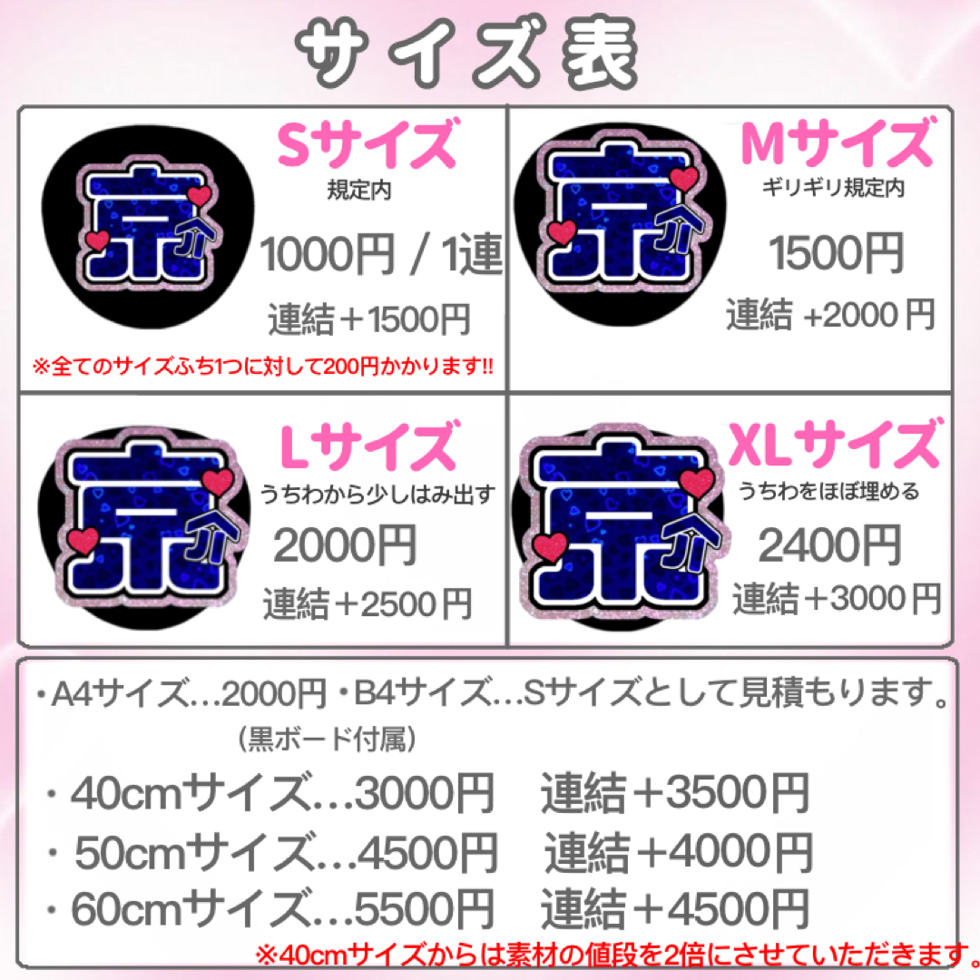 Johnny's - うちわ文字 連結うちわ文字 オーダー ジャニーズ JO1 INI K