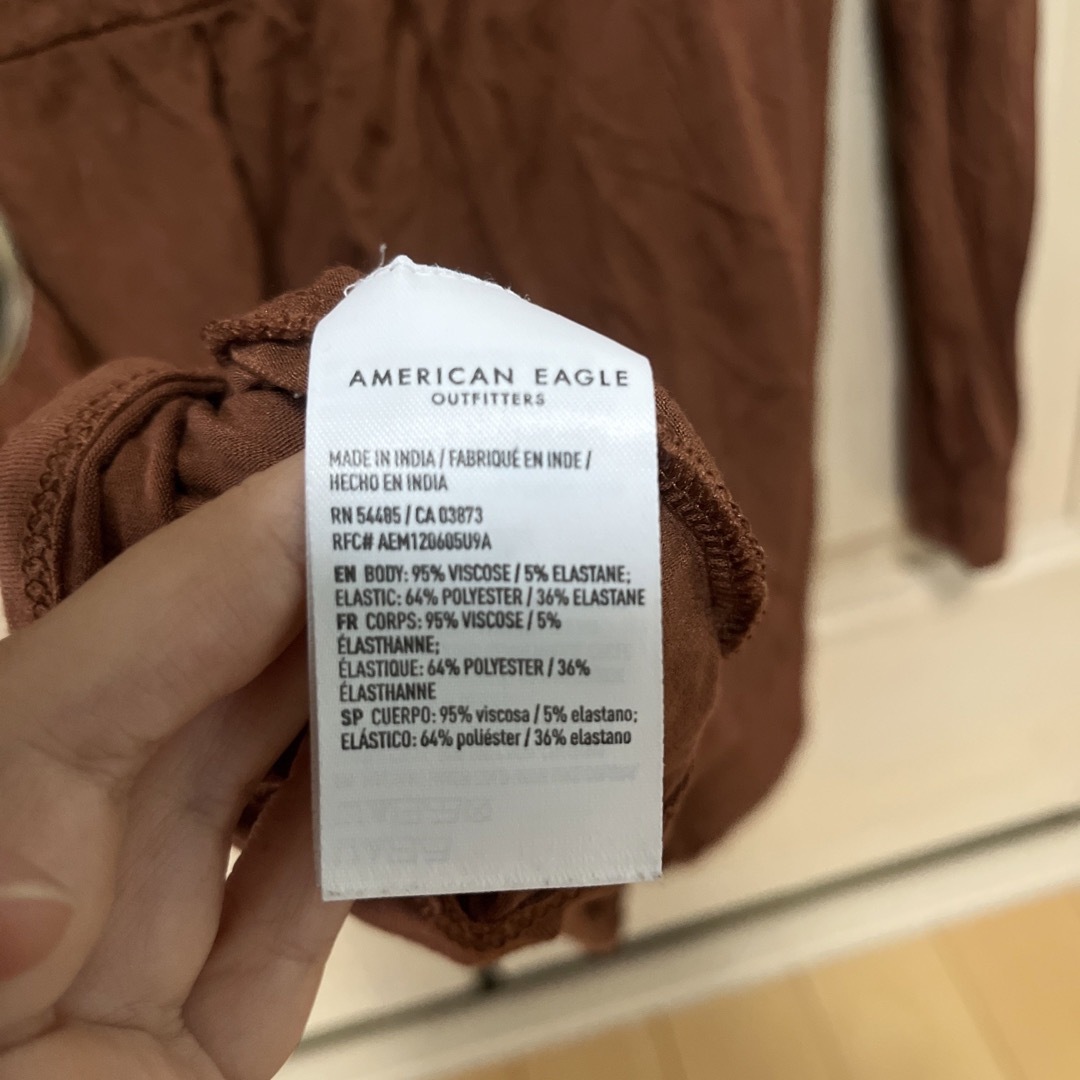 American Eagle(アメリカンイーグル)のアメイー　アメリカンイーグル　American EAGLE ロンT 長袖L レディースのトップス(シャツ/ブラウス(長袖/七分))の商品写真