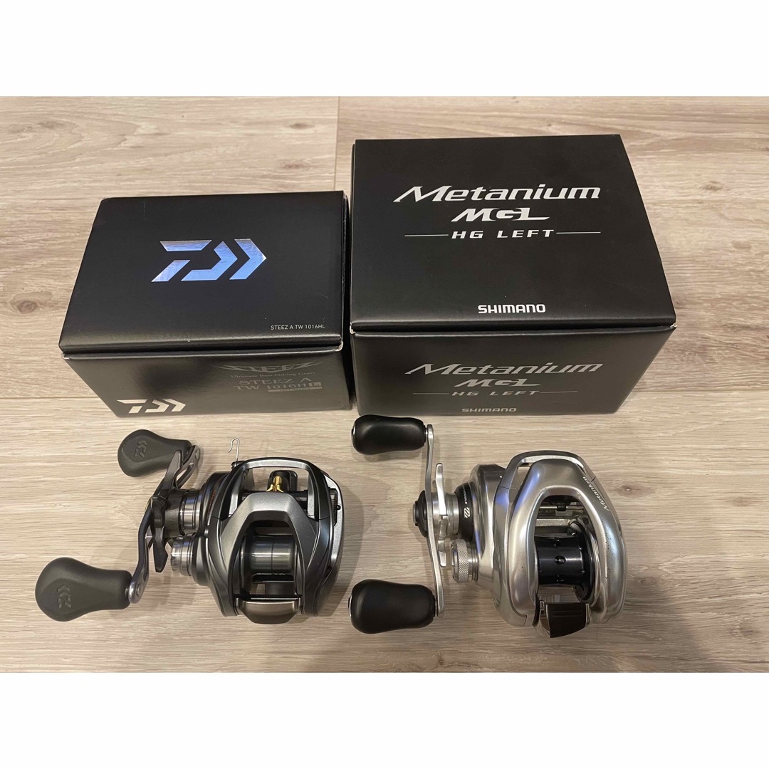 SHIMANO   SHIMANO メタニウムMGL DAIWA スティーズA TWの通販 by