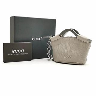 美品 エコー ecco チャーム バッグモチーフ レザー 03-23093026(キーホルダー)