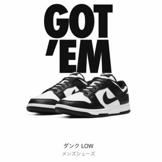 ナイキ(NIKE)のNIKE DUNK LOW RETRO BLACK WHITE(スニーカー)