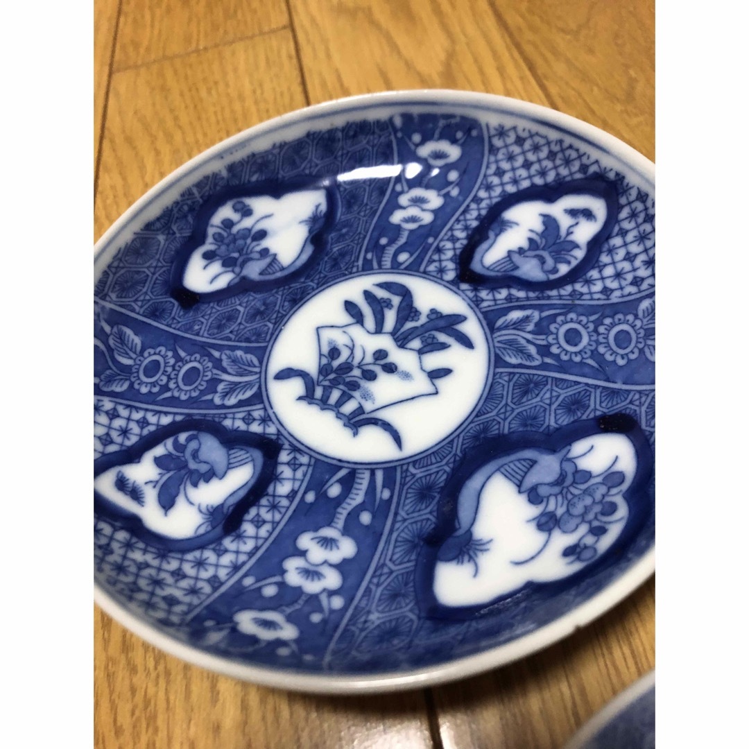 染付 小皿 豆皿 エンタメ/ホビーの美術品/アンティーク(陶芸)の商品写真