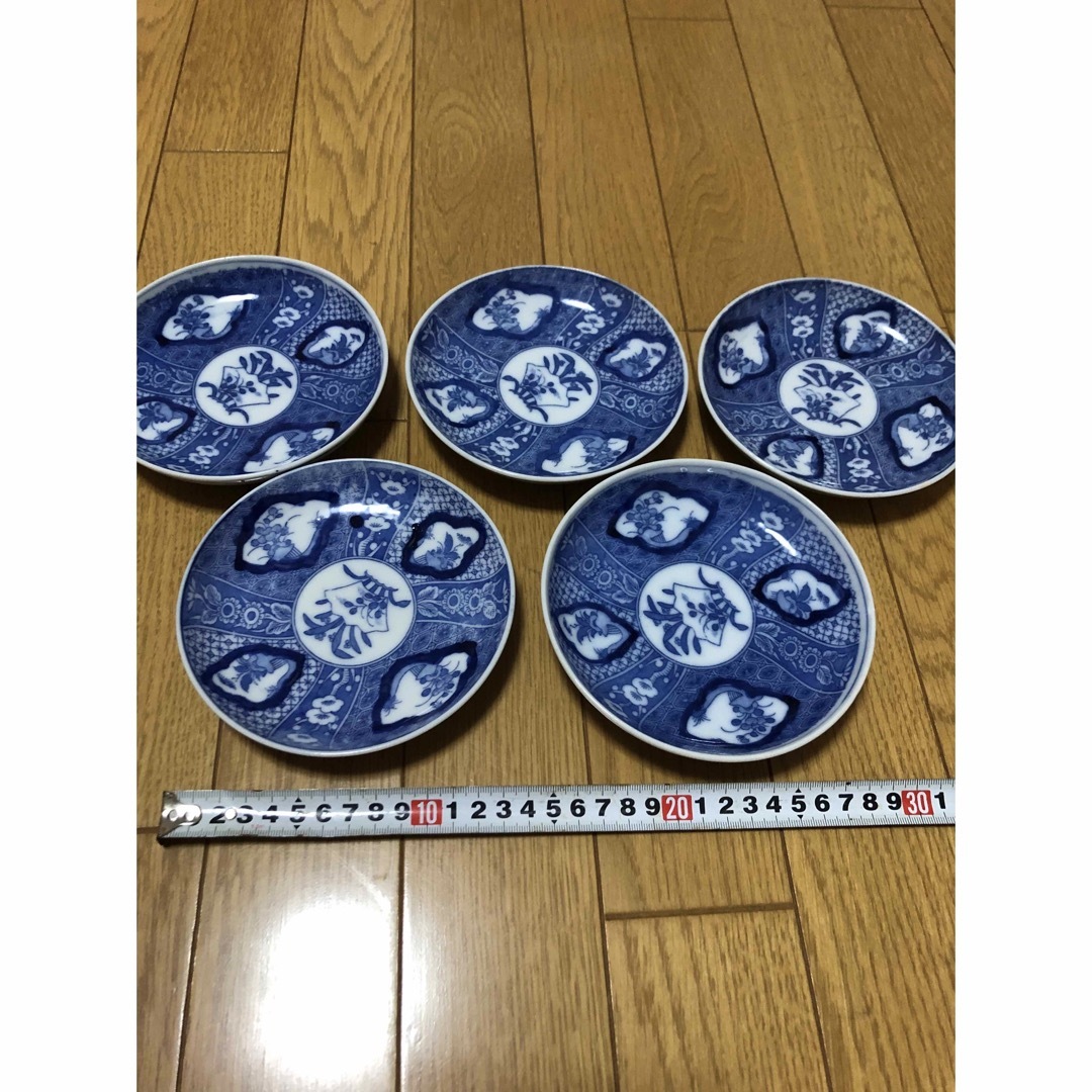 染付 小皿 豆皿 エンタメ/ホビーの美術品/アンティーク(陶芸)の商品写真