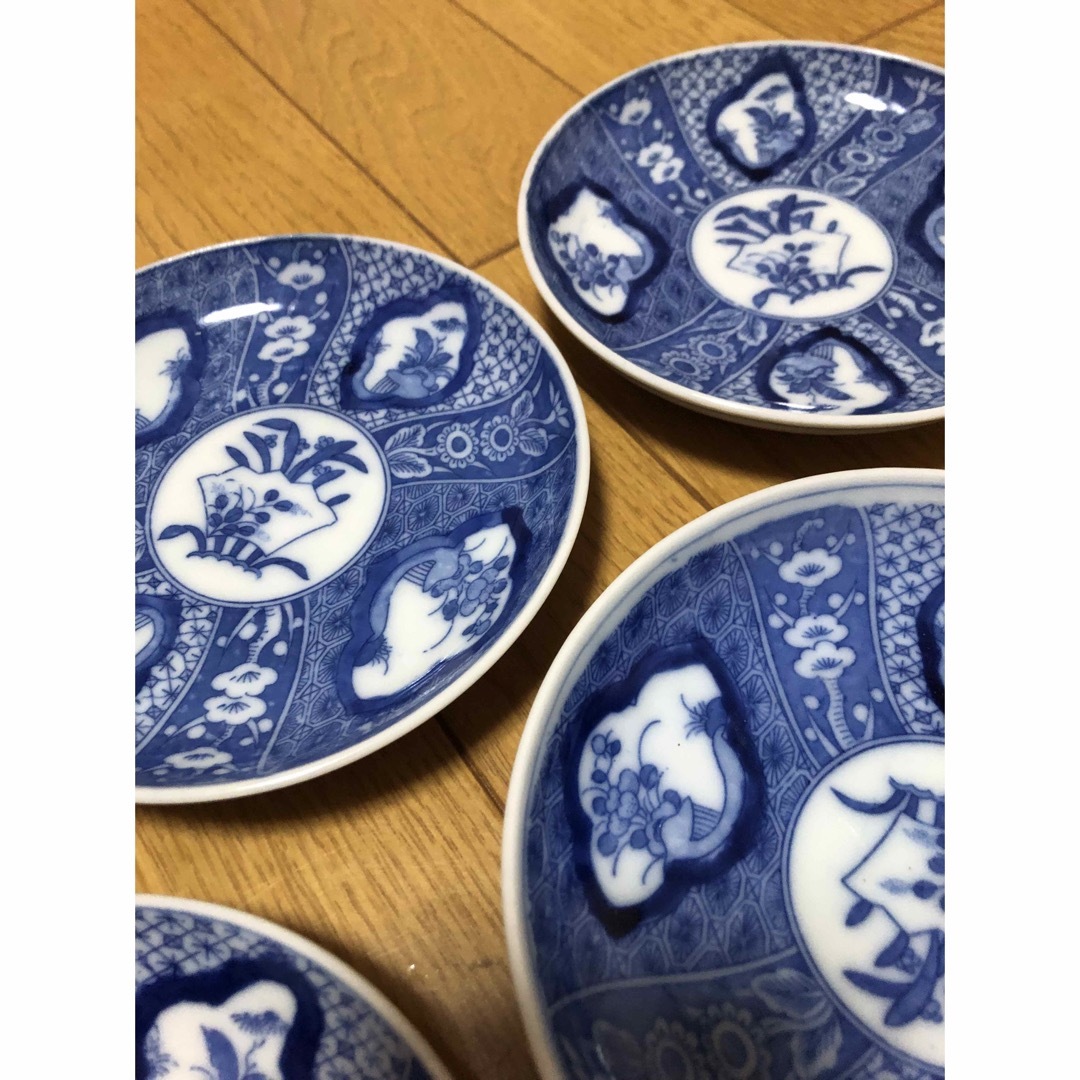 染付 小皿 豆皿 エンタメ/ホビーの美術品/アンティーク(陶芸)の商品写真