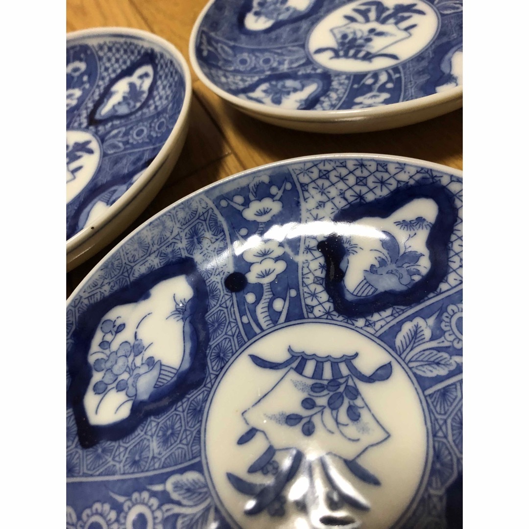 染付 小皿 豆皿 エンタメ/ホビーの美術品/アンティーク(陶芸)の商品写真