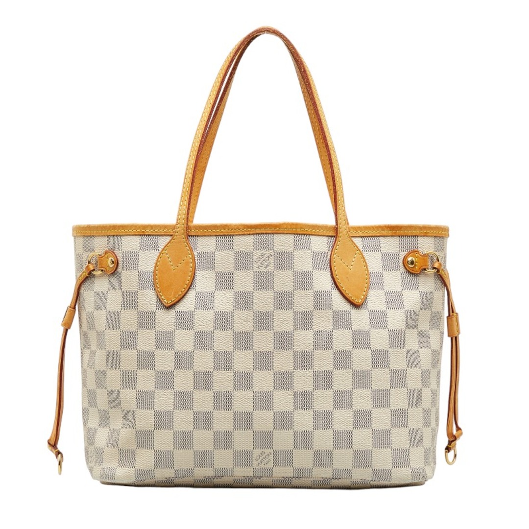 ルイ ヴィトン ダミエ アズール ネヴァーフルPM ハンドバッグ トートバッグ N51110 PVC レディース LOUIS VUITTON  【222-21531】 | フリマアプリ ラクマ