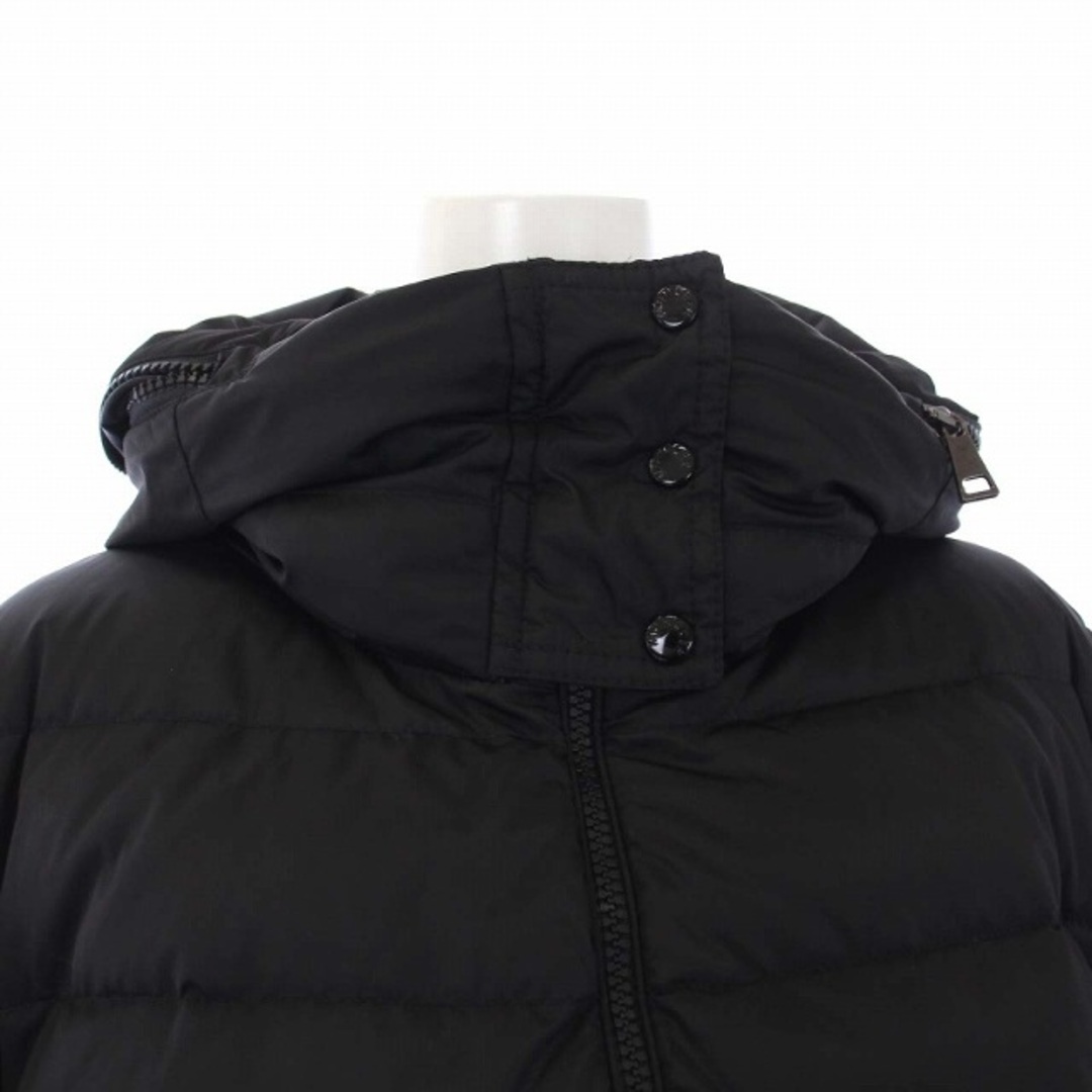 MONCLER FLAMMETTE ダウンコート ロング フード 2 M 黒 4