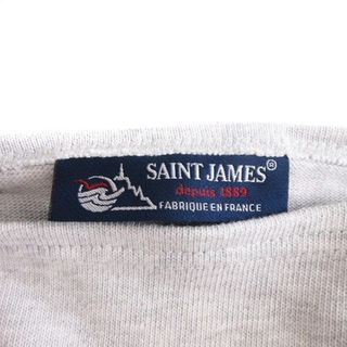 SAINT JAMES - セントジェームス Tシャツ 長袖 ボートネック ロゴ ...