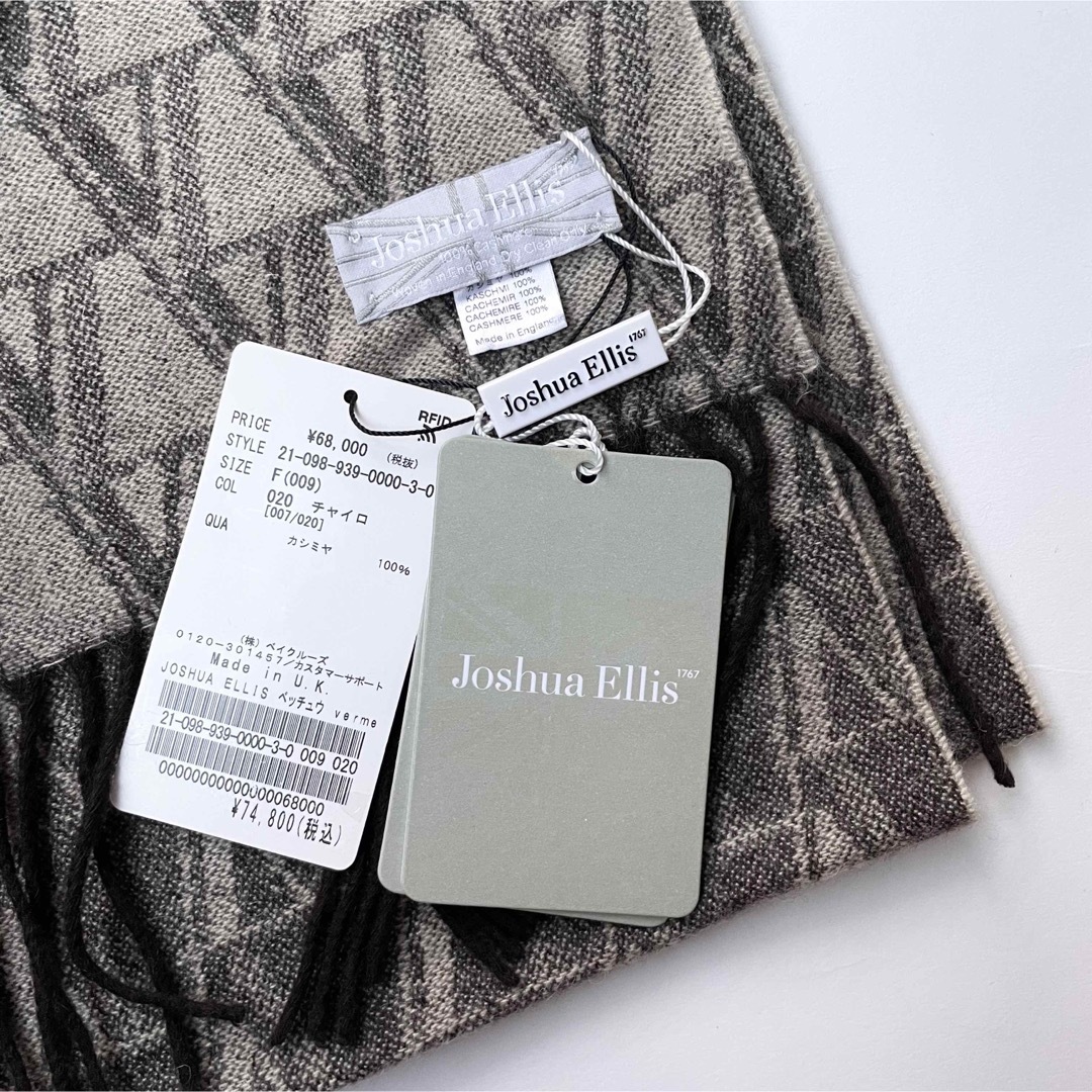 Joshua Ellis - 新品 ジョシュアエリス VERMEIL 別注 カシミヤ大判