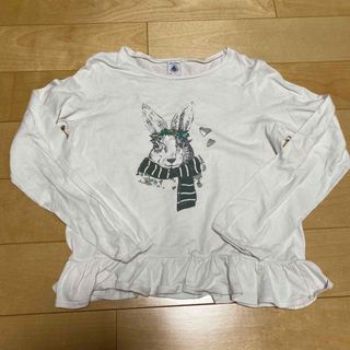 プチバトー(PETIT BATEAU)のプチバトー　うさぎ　トップス　140cm(Tシャツ/カットソー)