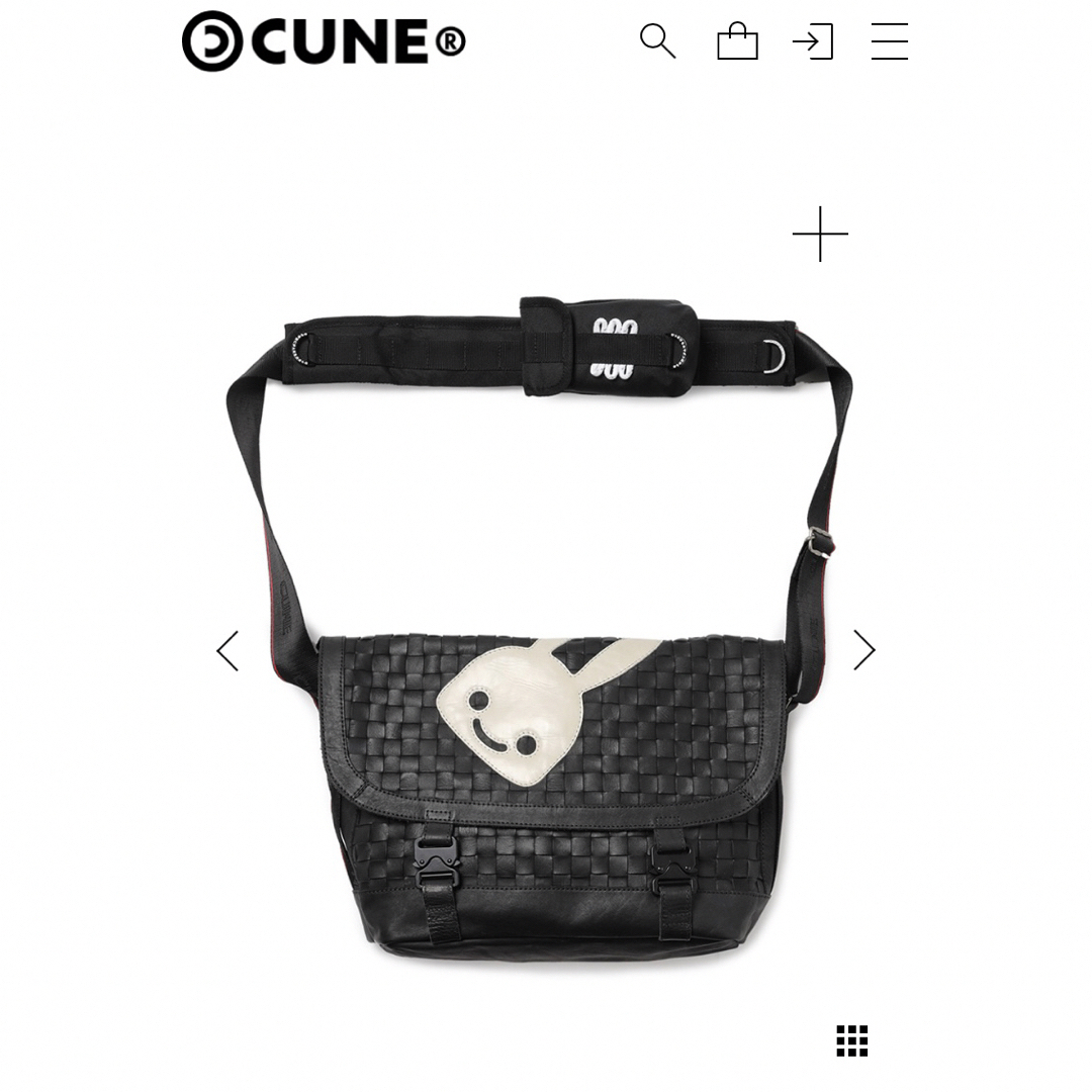 CUNE × robita レザーメッセンジャーバッグ ¥60,500 新品♪-
