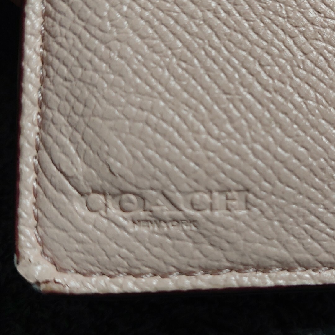 COACH(コーチ)の激安！コーチ　COACH　折りたたみ財布　ピンク レディースのファッション小物(財布)の商品写真