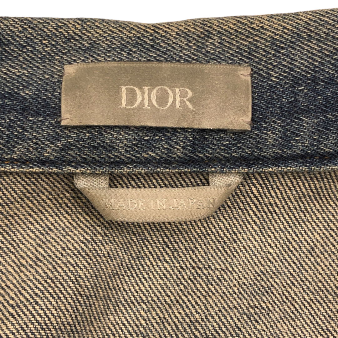 クリスチャン・ディオール Christian Dior STUSSY　デニムジャケット 033D491AY988 コットン コットン99％　ポリエステル1％ メンズ デニムジャケット