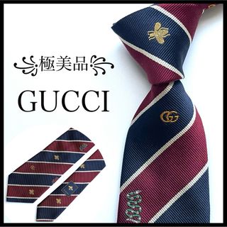 Gucci - ✨激レア✨現行タグ GUCCI ネクタイ シルク BTS テテ タイガー