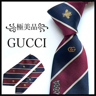 Gucci - 【イタリア製】グッチ ネクタイ ブラック 総柄 Gロゴ GG柄