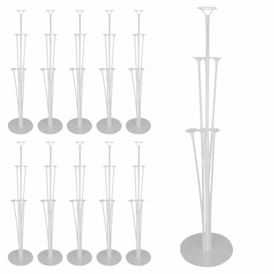 Medikichi バルーンスティック 風船スタンド 卓上 組み立て式 デコレー