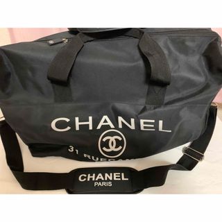 短時間使用✴︎CHANEL ナイロンボストン ジムバッグ オールブラック