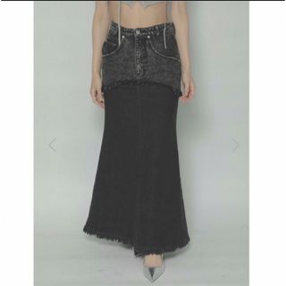 メルト(melt.)のmelt the lady switched denim skirt(ロングスカート)