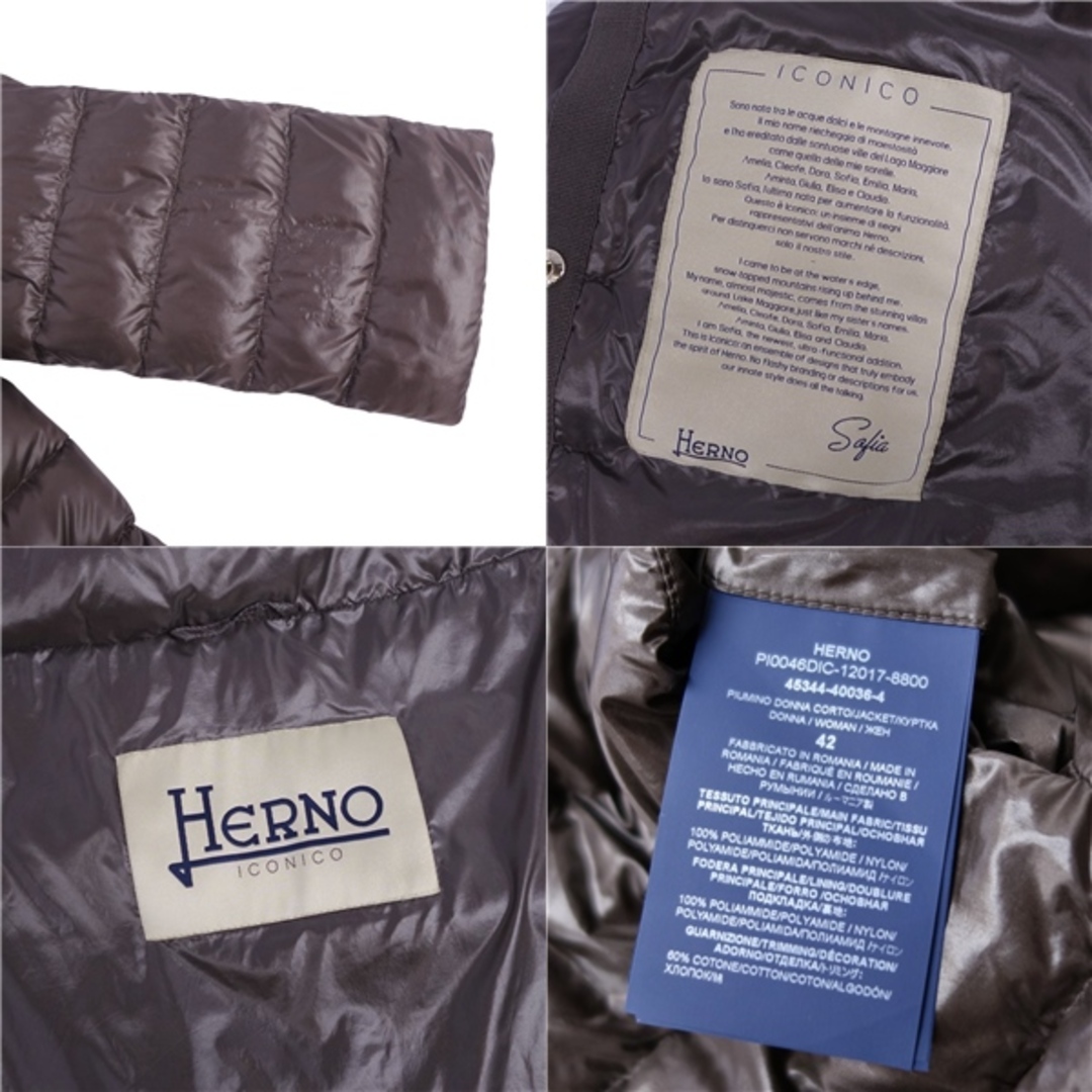 HERNO - ヘルノ HERNO ジャケット ダウンジャケット 無地 HERNO - ヘルノ HERNO ジャケット ダウンジャケット 無地