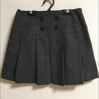 ジーユー(GU)のプリーツスカート 68cm(ミニスカート)