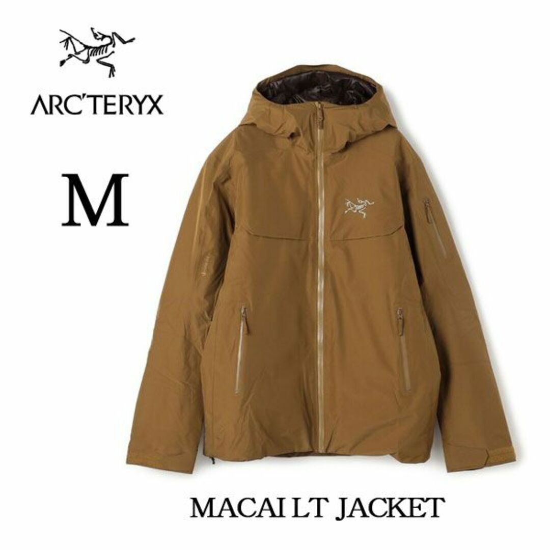 【新品】Mサイズ ARC'TERYX　GORE-TEXダウンジャケット キャメル | フリマアプリ ラクマ