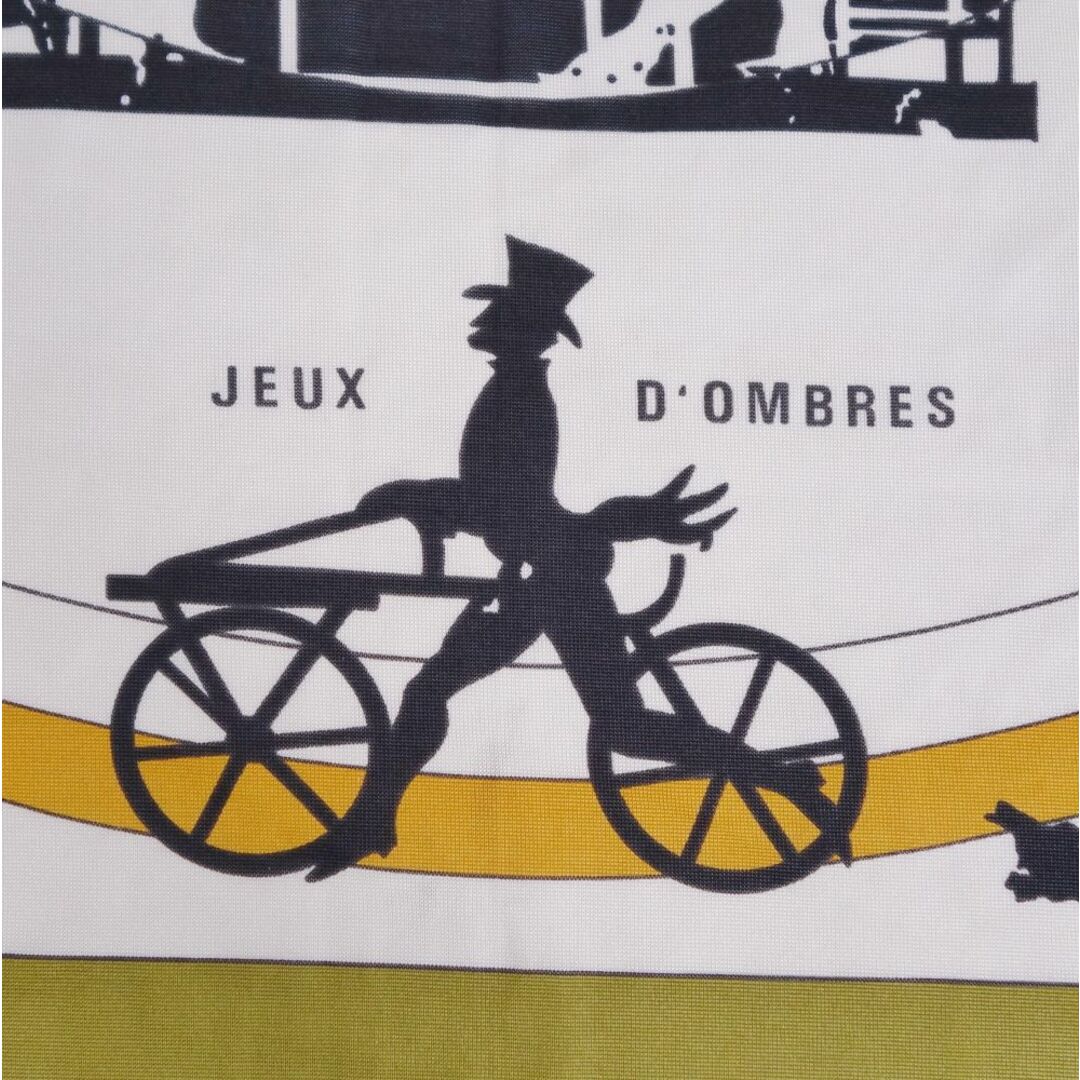 Hermes(エルメス)のエルメス HERMES スカーフ カレ90 JEUX DOMBRES(影絵遊び) シルク ジャージー レディース フランス製 シルク100％ マルチカラー レディースのファッション小物(バンダナ/スカーフ)の商品写真