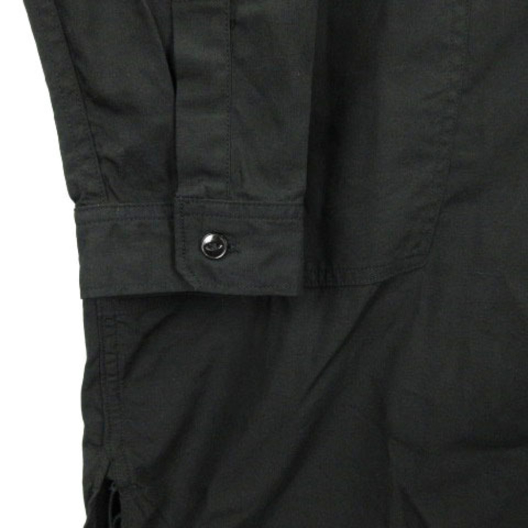 スペルバウンド バットダイポプリン オーバー シャツ 長袖 2 ブラック 3