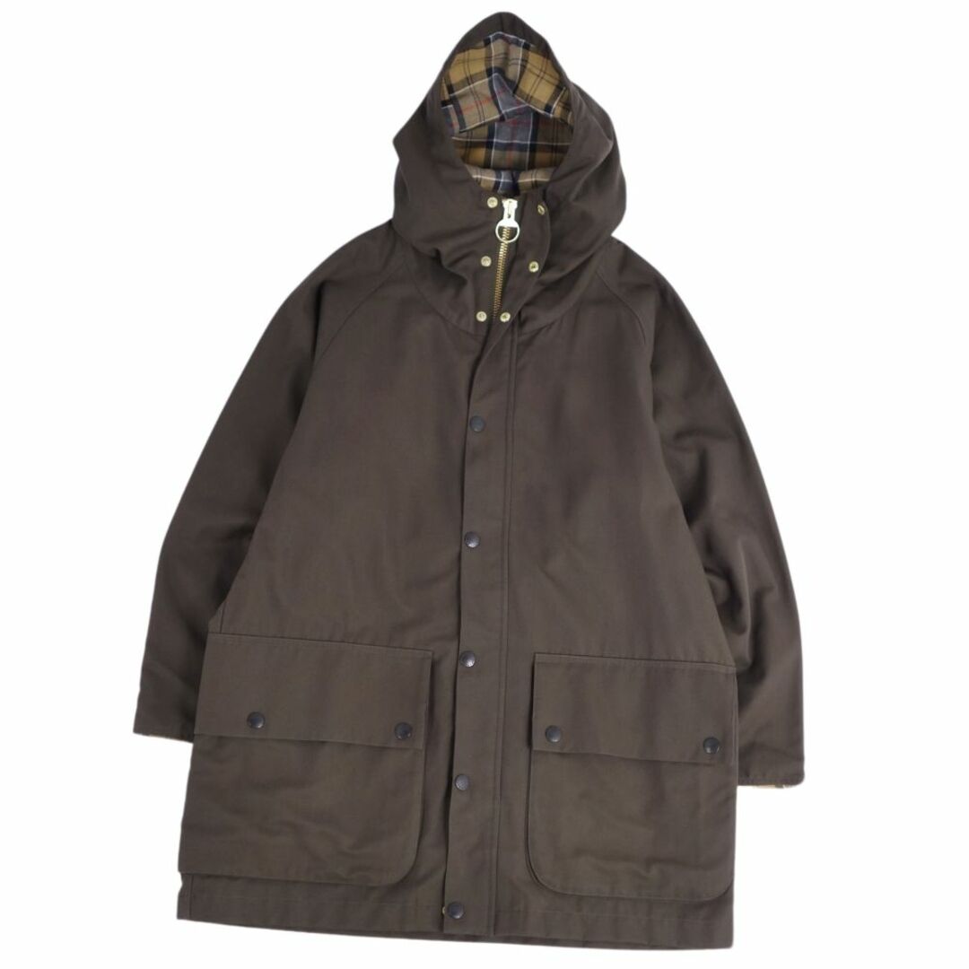 美品 バブアー トゥモローランド Barbour TOMORROWLAND コート OVERSIZED HIKING WOOL HOODED COAT  コットン アウター メンズ 38(M相当) カーキ | フリマアプリ ラクマ