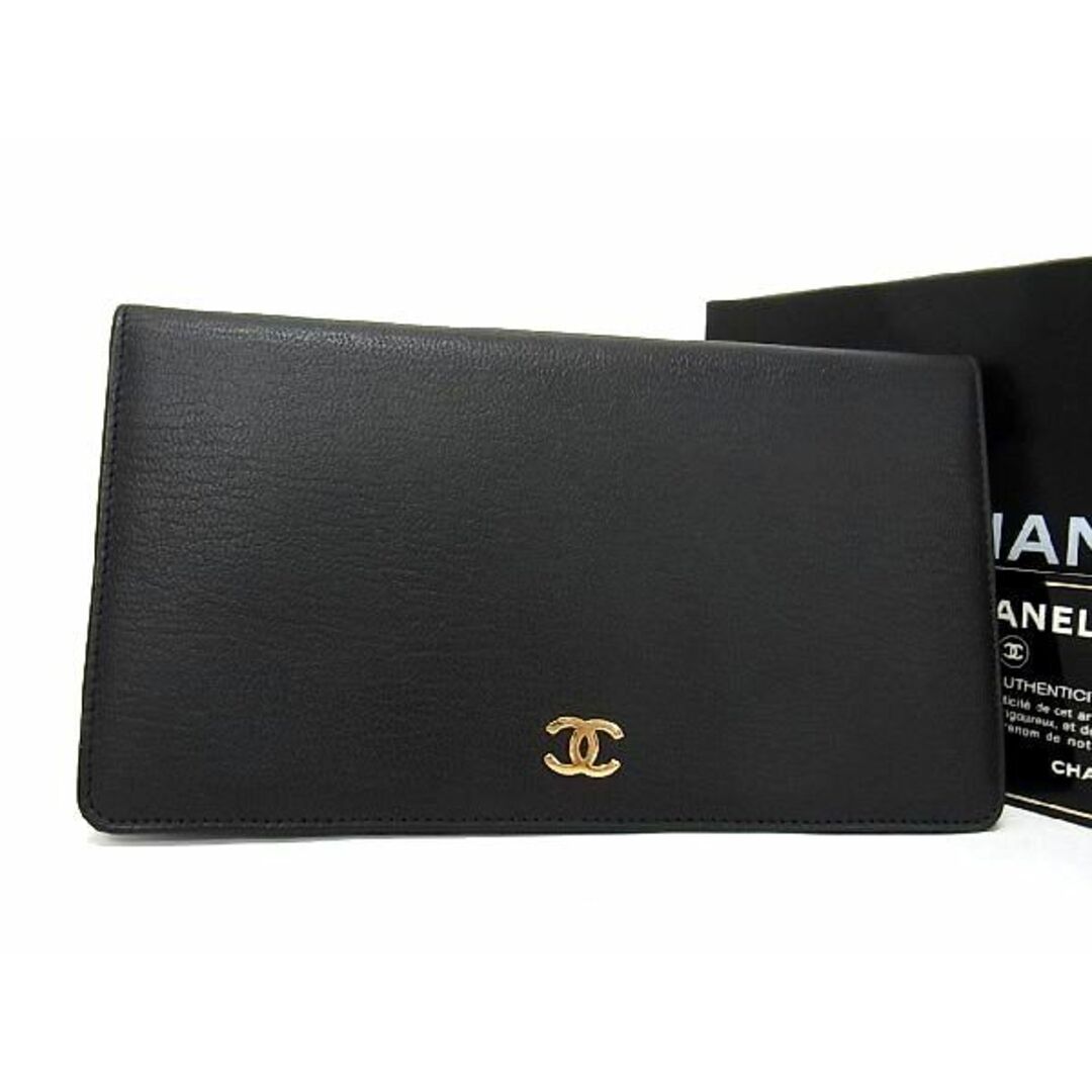 CHANEL(シャネル)の■新品■未使用■ CHANEL シャネル ココマーク レザー 二つ折り 長財布 ウォレット 札入れ 小銭入れ レディース ブラック系 AR8692  レディースのファッション小物(財布)の商品写真