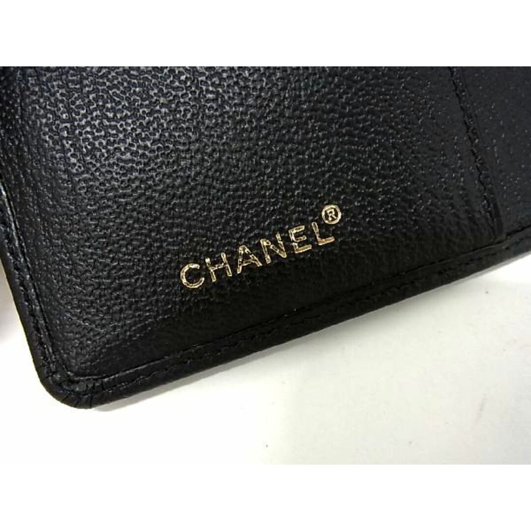 CHANEL(シャネル)の■新品■未使用■ CHANEL シャネル ココマーク レザー 二つ折り 長財布 ウォレット 札入れ 小銭入れ レディース ブラック系 AR8692  レディースのファッション小物(財布)の商品写真