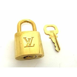 ルイヴィトン(LOUIS VUITTON)の■極美品■ LOUIS VUITTON ルイヴィトン カデナ 南京錠 パドロック 307 鍵 キー ゴールド系 DA4822(その他)