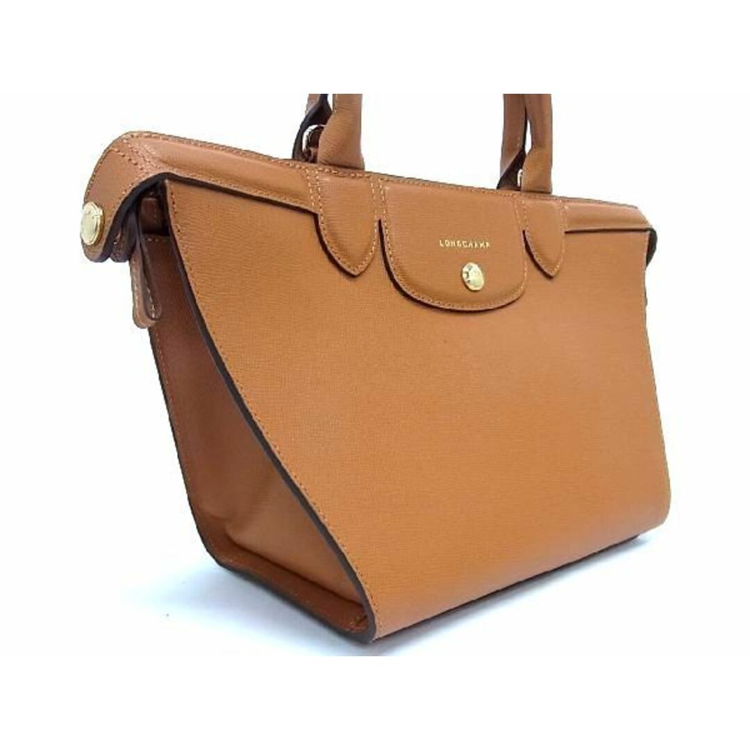 【未使用品】LONGCHAMP ハンドバッグ 2way エリタージュ ブラウン