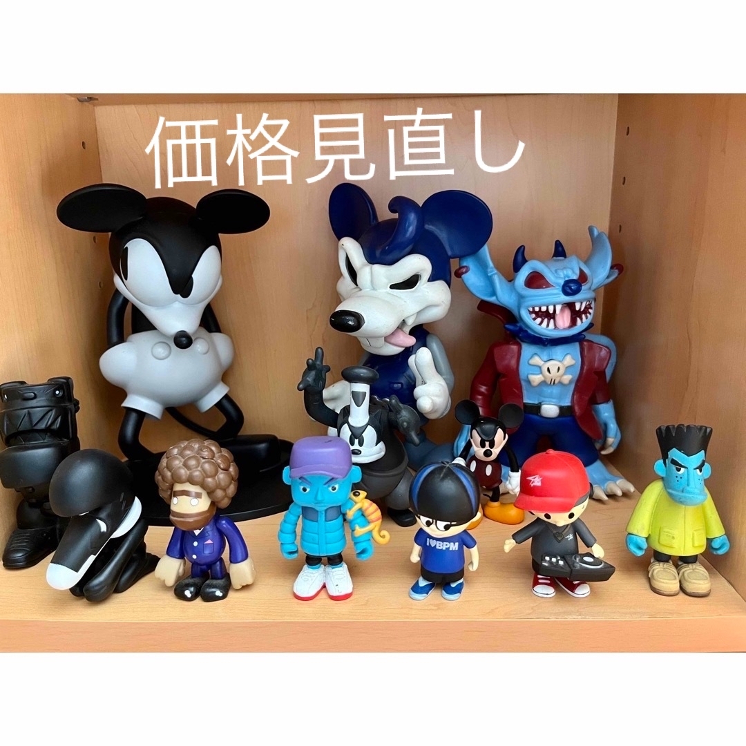 Disney(ディズニー)のかっこいい！ミッキー　スティッチ　デビル　リラックスボーイ　フィギュアセット エンタメ/ホビーのフィギュア(アニメ/ゲーム)の商品写真