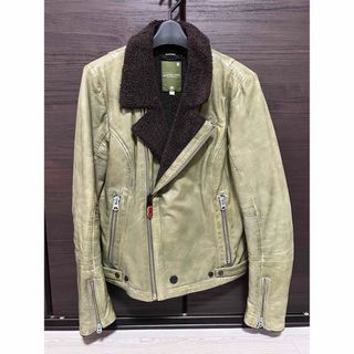 G STAR RAW ライダース　牛革　中綿　レディース　メンズ