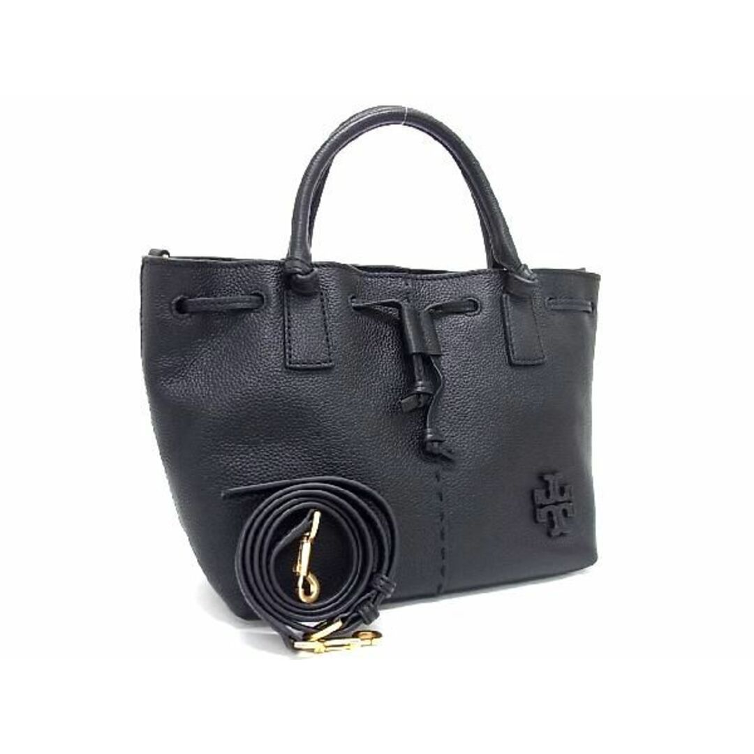 ■新品■未使用■ TORY BURCH トリーバーチ レザー 2WAY ハンドバッグ ショルダーバッグ レディース ブラック系 AQ4830