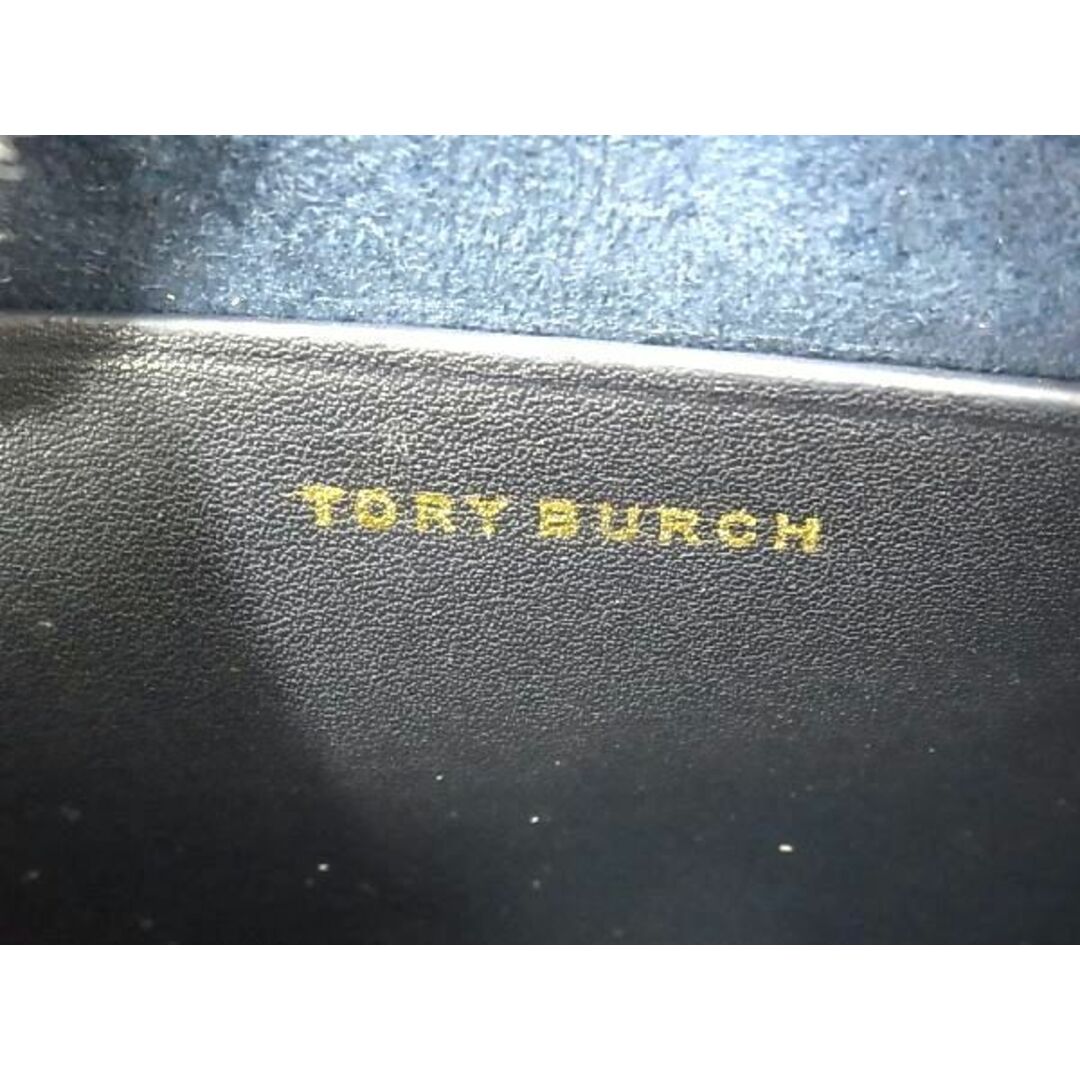 ■新品■未使用■ TORY BURCH トリーバーチ Tモノグラム ジャガード×レザー 2WAY ハンドバッグ ショルダー ネイビー系×グレー系 AQ4732 7