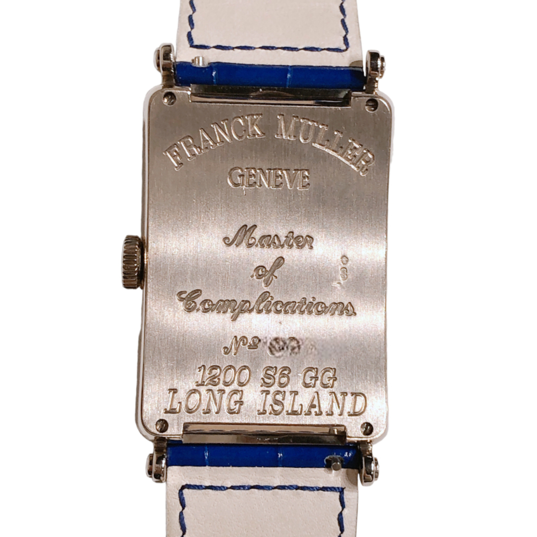 フランク・ミュラー FRANCK MULLER ロングアイランド グランギシェ 1200S6GG K18ホワイトゴールド メンズ 腕時計