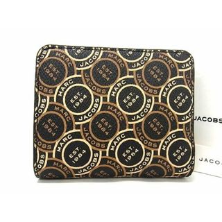 マークジェイコブス(MARC JACOBS)の■新品■未使用■ MARC JACOBS マークジェイコブス PVC 二つ折り 財布 ウォレット 小銭入れ ブラック系×ブラウン系 BE3379 (その他)