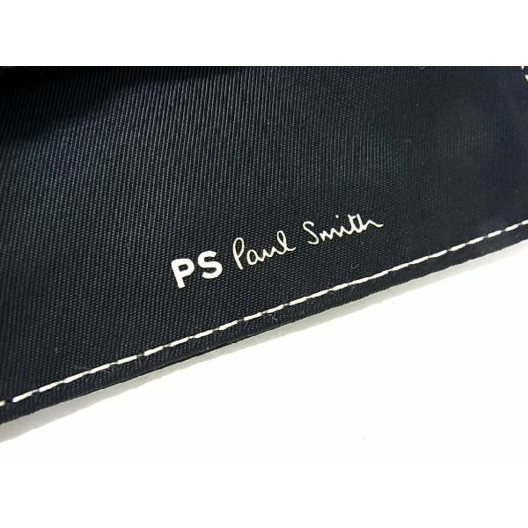 ■新品■未使用■ PS Paul Smith ピーエスポールスミス ナイロン スマイル 二つ折り 財布 ウォレット ブラック系 BF3025 4