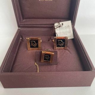 2点セット◾️Dior 箱付き タイピン カフス アクセサリー 紳士服