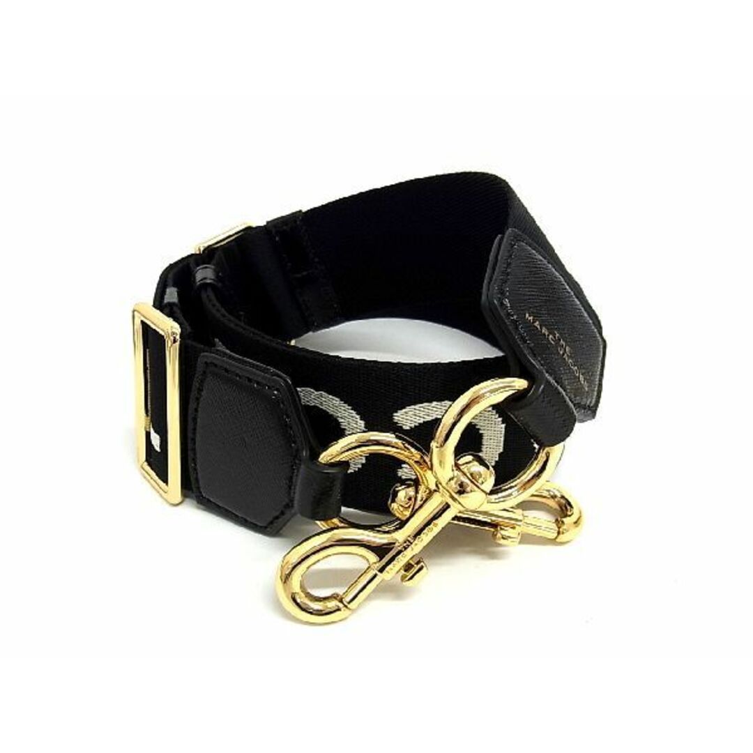 ■極美品■ MARC JACOBS マークジェイコブズ M0014596 065 ザ ロゴ ウェビング ストラップ ショルダーストラップ ブラック系 BE5337状態